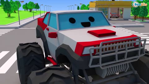 Watch Non Stop 20 Minute 3D Car Cartoon For Kids