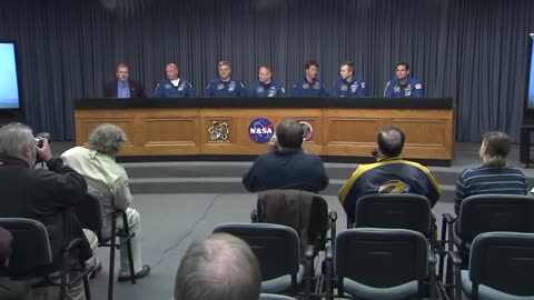 Endeavour Crew Speaks with Media at NASA's Kennedy Space Center