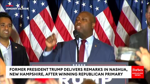 Tim Scott Calls For GOP To 'Coalesce' Around Trump After He Defeats Nikki Haley In New Hampshire