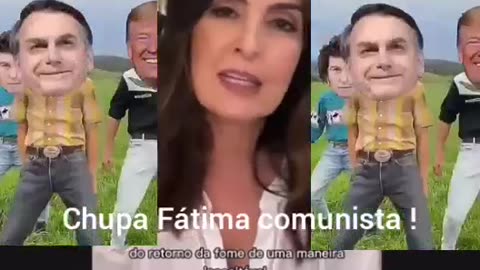 Fátima Bernardes a comunista : chupa comunista