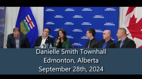 🚨Premier Smith UCP Townhall Sept 28, 2024