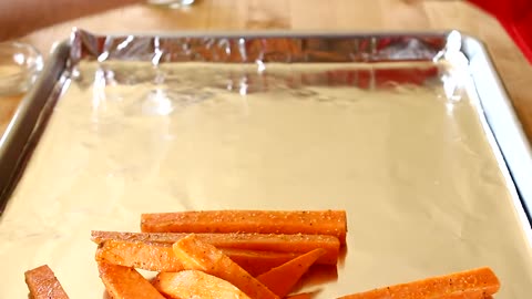 Oven Baked Sweet Potato Fries!!