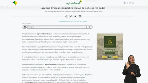 Agência Brasil disponibiliza versão de notícias em áudio