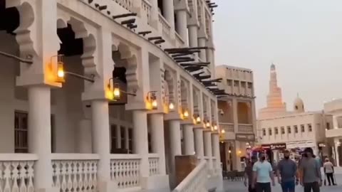 An view of Souq Waqif