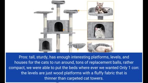 MSmask 67" Large #CatTree Multi-Level #CatTower with-Overview