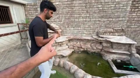 Fountain ko agg laga gi sabtain ne