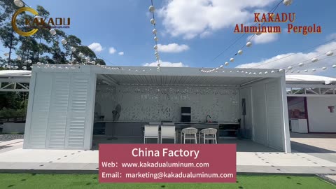 Kakadu Aluminum Louver Pergola Garden Gazebo Pergola#Aluminumpergoladesign