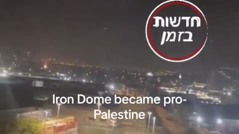 IRON DOME BECAME PRO PALESTINE