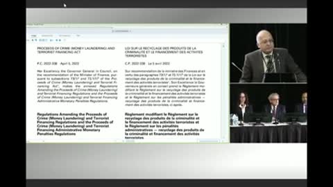 Canadian Emergency Commission Court INquiry cross examine Federal dept Ministry Finance why freezing Canadian Bank Account during convoy protest