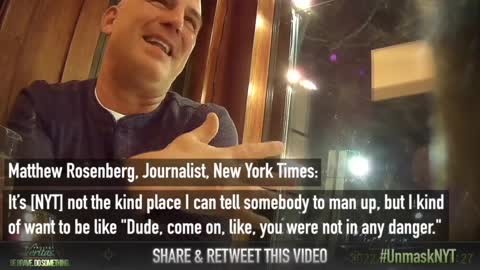 NYT Reporter Matt Rosenberg Says Jan 6 Hoax