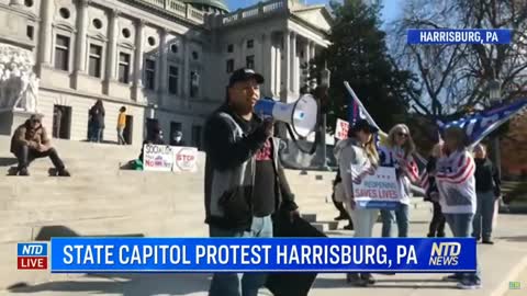 A Patriot Speech At Stop The Steal Rally In Harrisburg, Pennsylvania