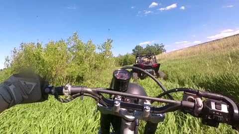 Honda CRF250F Trail Riding #43 ft. Polaris RZR XP 1000