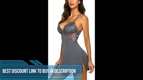 Women Chemise Lingerie Sexy Nightie Babydoll Sleepwear Dress