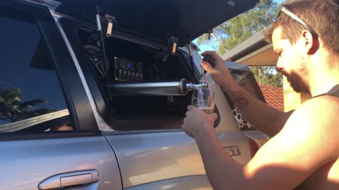 Backseat Beer Tap