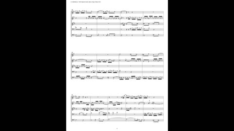 J.S. Bach - Well-Tempered Clavier: Part 2 - Fugue 04 (Double Reed Quintet)