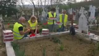 Spectacular Moment 18,000 Candles Light Up Cemetery