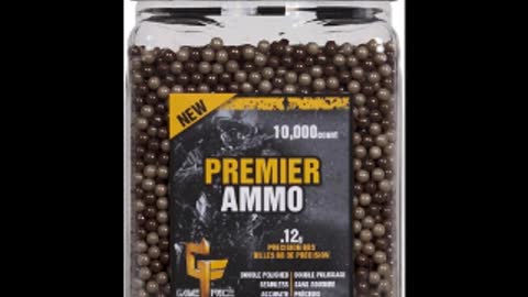 Game Face Crosman 10000 Ct. Camo Ammo 12gram AirSoft BBs, Multi, One Size