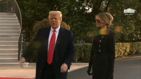 President Trump and Melania Leave White House 01-20-2021