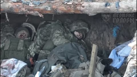 Russian attack drones on a dugout with Ukrainian Armed Forces personnel in the Zaporozhye direction.