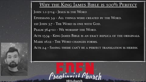 Why the King James Bible is 100% Perfect