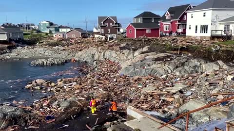 Recovery after Fiona sweeps away Canadian homes