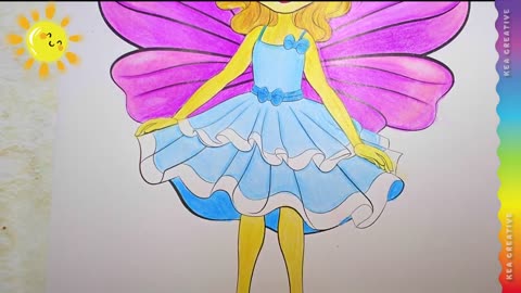 Butterfly Fairy - How To Color Butterfly Fairy - @KeaCreative2 - FREE images HD Download👇