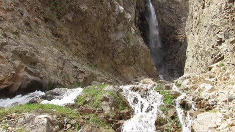 Blissful Waterfall near Yellowstone