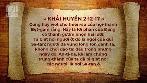 #2 - BỨC THƯ CHO HỘI THÁNH BẸT-GĂM - Khải huyền 2:12-17 || Mục sư HỨA TRUNG TÍN