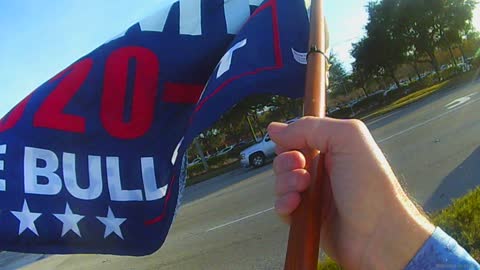 21.01.20-Charley English Waving The Flag For Trump