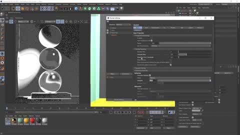 C 4D Redshift Rendering Optimization Tutorial (Part 10. No subtitles)