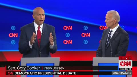 Dem debates: Book and Biden clash over criminal justice