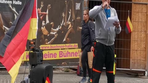 416. Montagsdemo Halle Saale am 06.05.2024 Sachsen-Anhalt