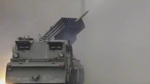 Ukraine War - Another video of the work of the Czech MLRS RM-70