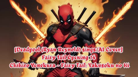 [Deadpool sings/AI Cover] Fairy tail Opening 14 | Chihiro Yonekura - Fairy Tail: Yakusoku no Hi