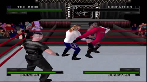 WWF Attitude PS1: War match #14