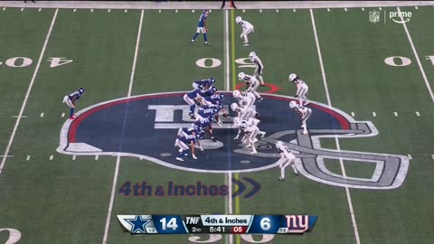 Dallas Cowboys vs New York Giants.