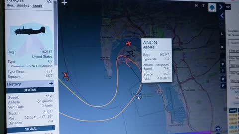 C-2 On Aircraft Carrier ANOTHER ANON Callsign !!
