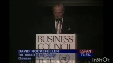 David Rockefeller -1994 speech advocating for Depopulating