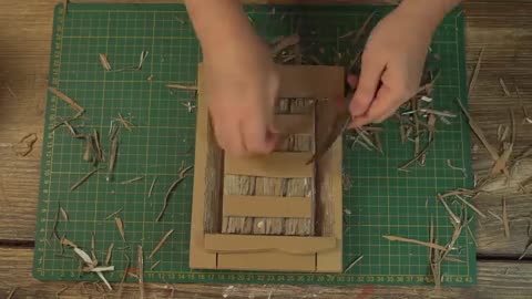 ❣DIY Fairy Door Notebook Using Cardboard❣