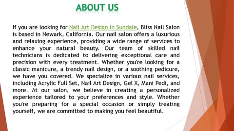 If you are looking for Nail Art Design in Sundale