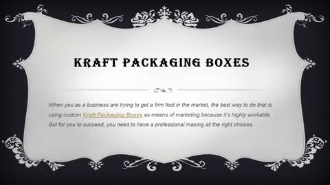 Kraft Packaging Boxes