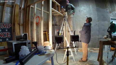 Installing our water heater for the shop apartment.