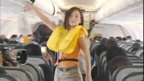 Dancing Flight Attendants - Cebu Pacific Airlines- Cebu Philippines