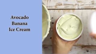 Avocado Banana Ice Cream