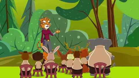 Four friend english cartoon panchatantra