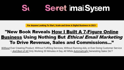 Secret Email System Bonuses