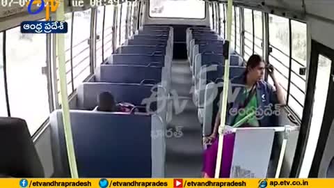 #accident #viral #cctv See what happened inside bus accident