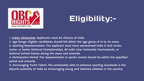 way to get AAI Sports Scholarship scheme for under 18 years