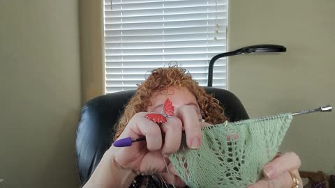 She's Knitting with Wool