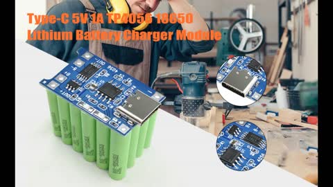 Review: MakerFocus 10pcs TP4056 Charging Module with Battery Protection 18650 BMS 5V Micro USB...